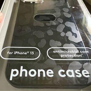 💝FREE for iPhone13 Black case w/leopard print , free w/any purchase!